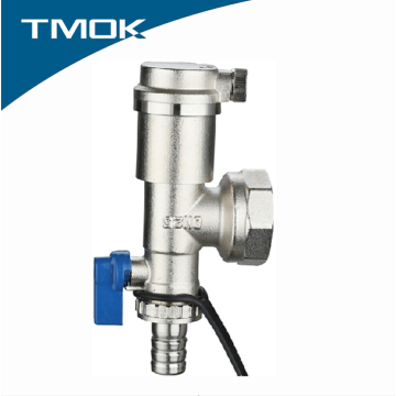 China Made Female Thread Brass Water separator End Valve with CE Certification in TMOK Valvula